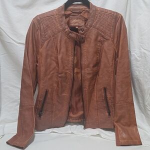 Selby Collection Brown Leather Jacket for Women